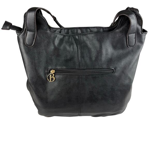 Betty Boop handbag black and gold striped design Vintage Y2K - Picture 2 of 9